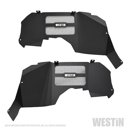 Westin Automotive 18-C WRANGLER JL TEXTURED BLACK INNER FENDERS - FRONT 62-11025